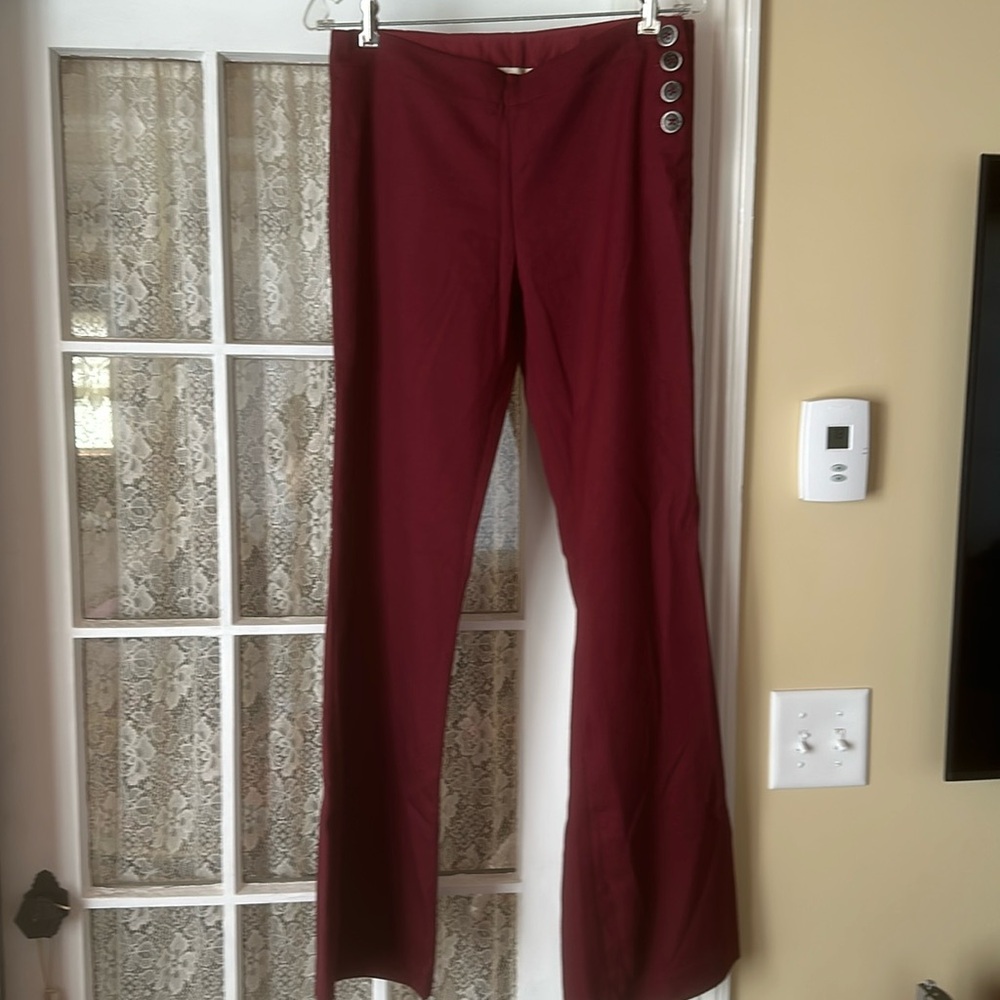Anthropologie Elevenes maroon red pants.  Size 6